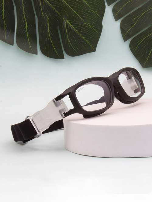 unisex black oval sports sunglasses - 21964963 -  Standard Image - 0