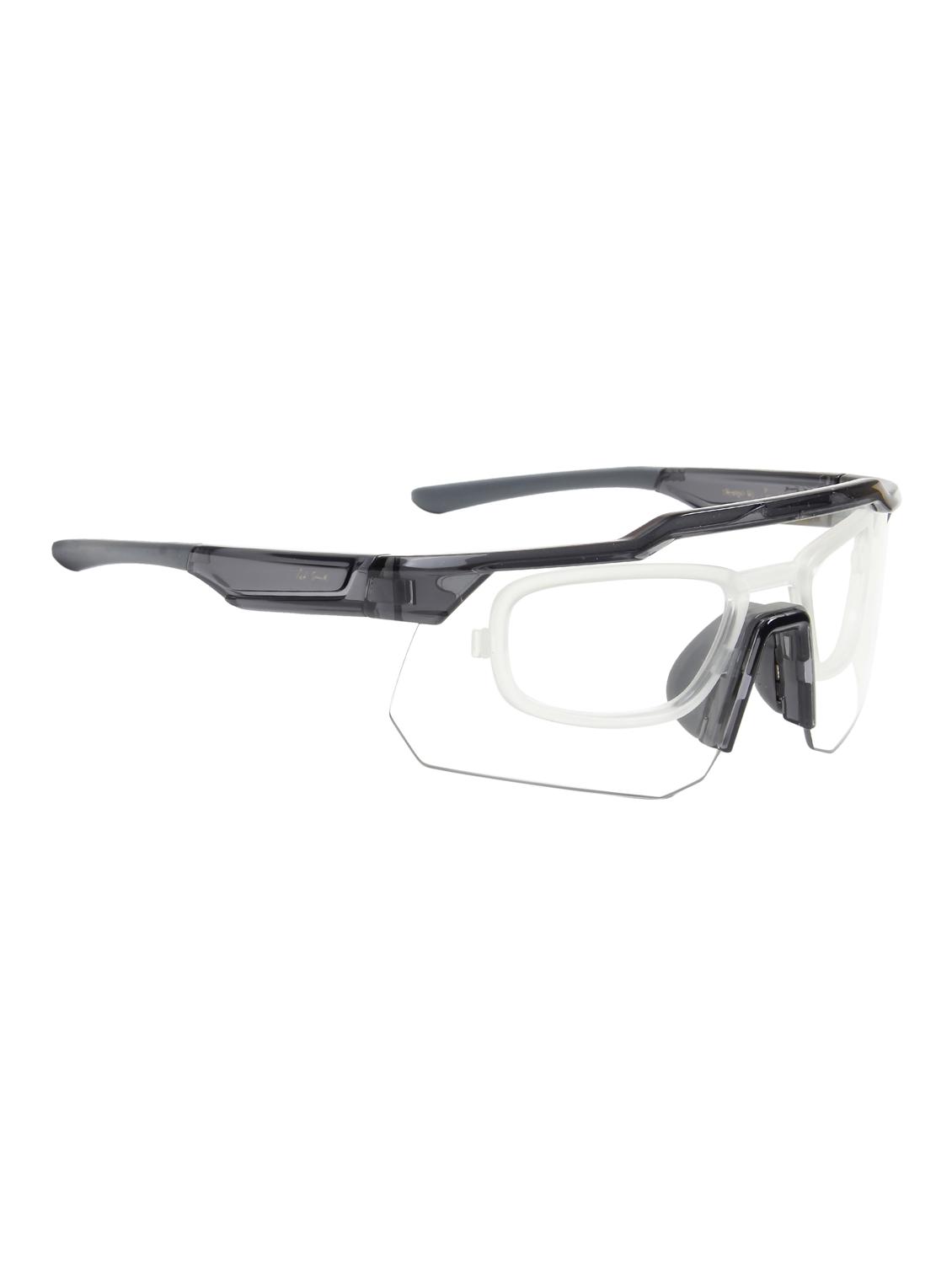 unisex grey sports shooting glasses with photochromic lens - 21964965 - Standard Image - 3