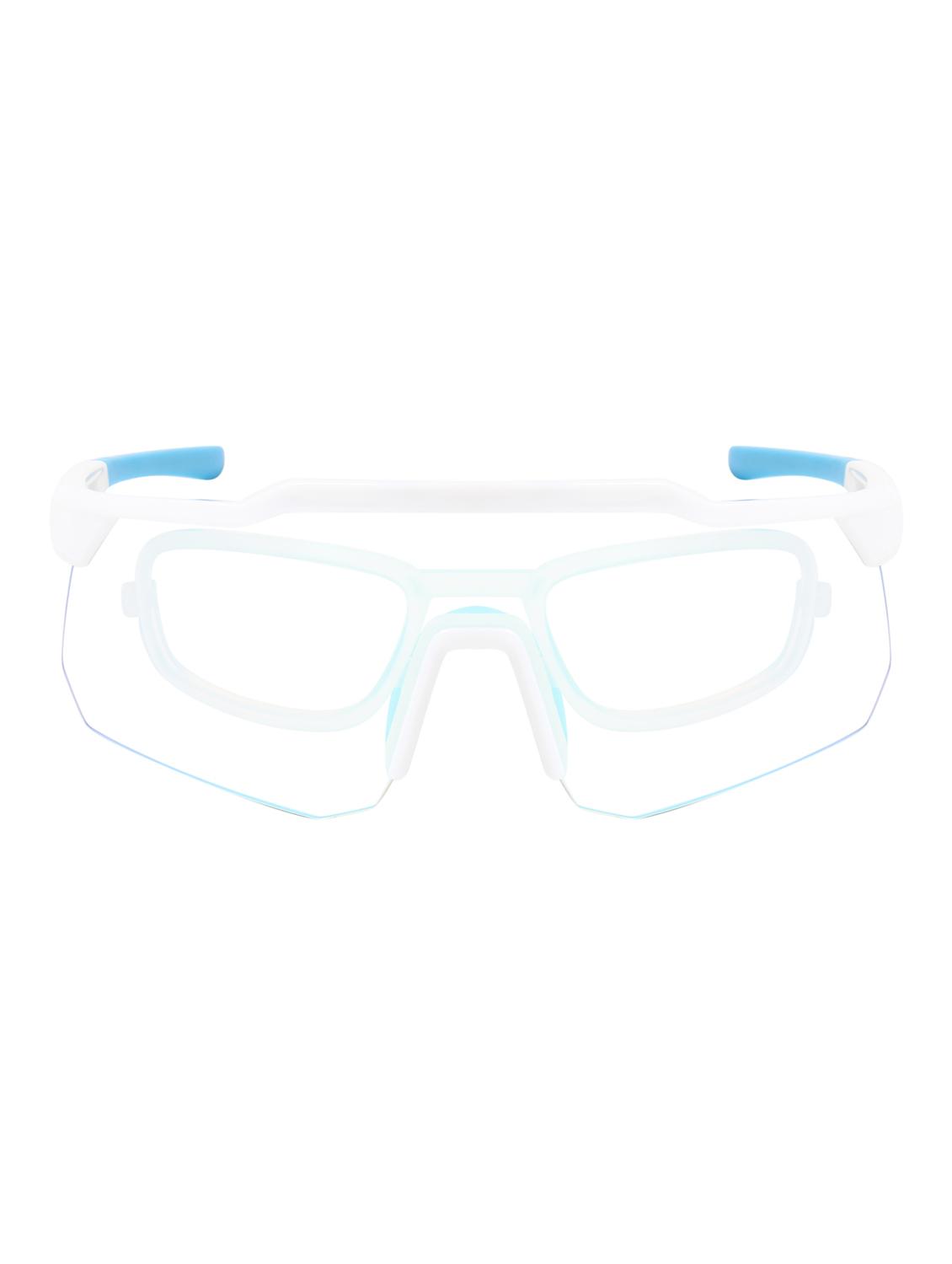 unisex white-orange sports shooting glasses - 21964966 - Standard Image - 5