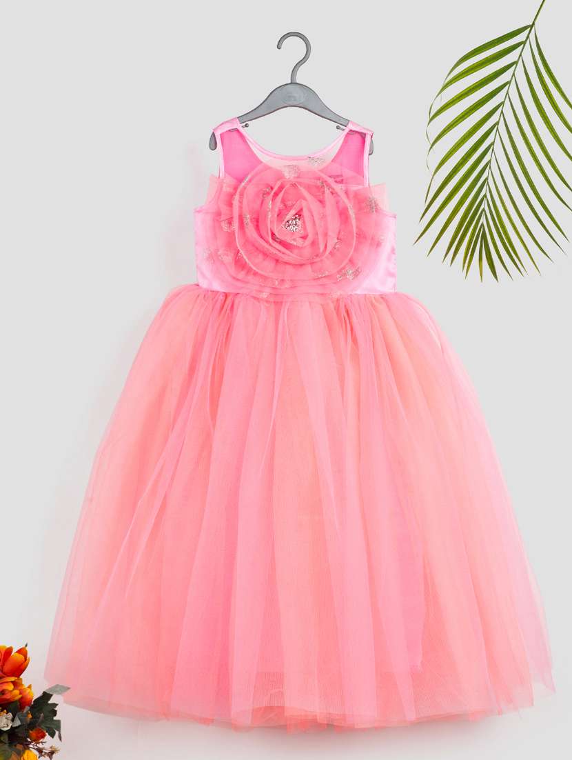 girls embellished sleeveless party gown - 21964981 -  Zoom Image - 0