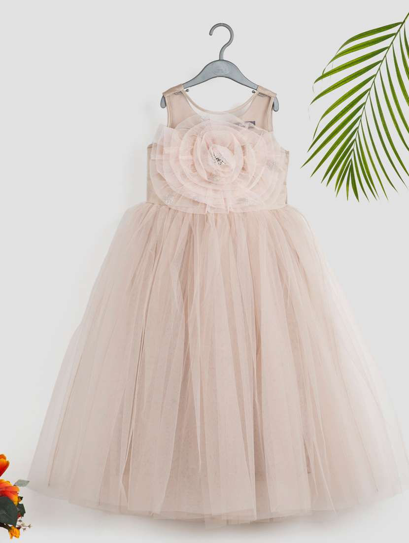 girls embellished sleeveless party gown - 21964982 -  Zoom Image - 0