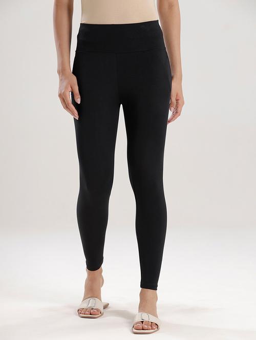 women solid mid rise ankle length legging - 21965051 -  Standard Image - 0