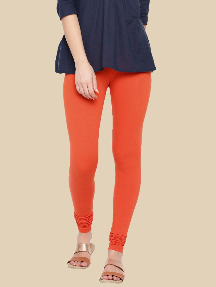 women solid mid rise full length legging - 21965128 - Zoom Image - 0