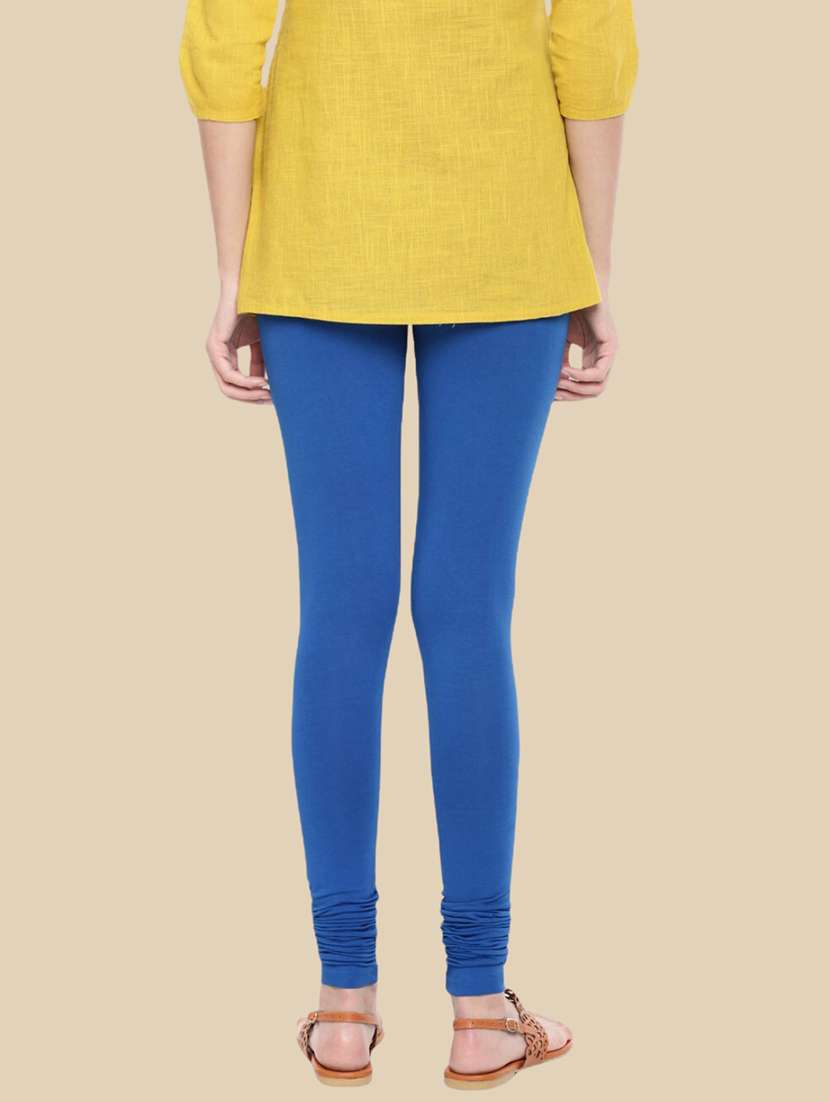 women solid mid rise full length legging - 21965130 -  Standard Image - 3