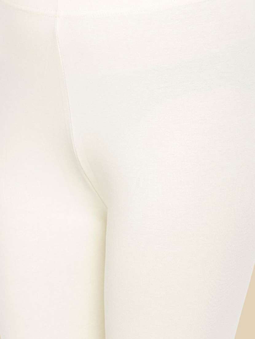 women solid mid rise full length legging - 21965135 - Standard Image - 3