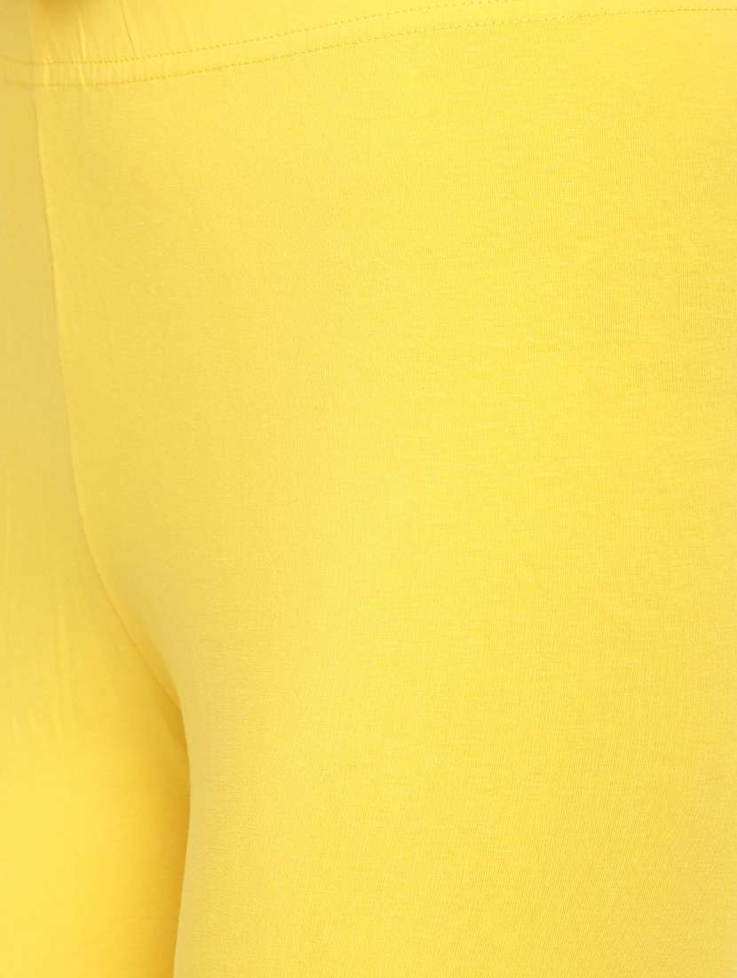 women solid mid rise full length legging - 21965137 -  Standard Image - 3