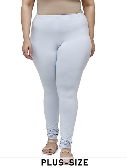 women solid mid rise full length legging - 21965144 -  Standard Image - 0