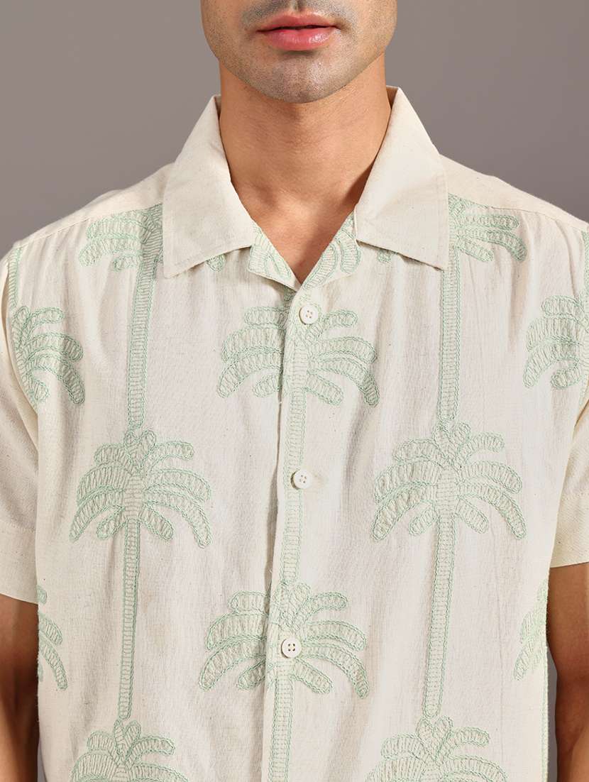 men solid with work short sleeve regular fit casual shirt - 21965224 -  Standard Image - 5