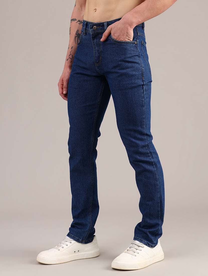 men solid mid rise slim fit jean - 21965264 -  Standard Image - 3