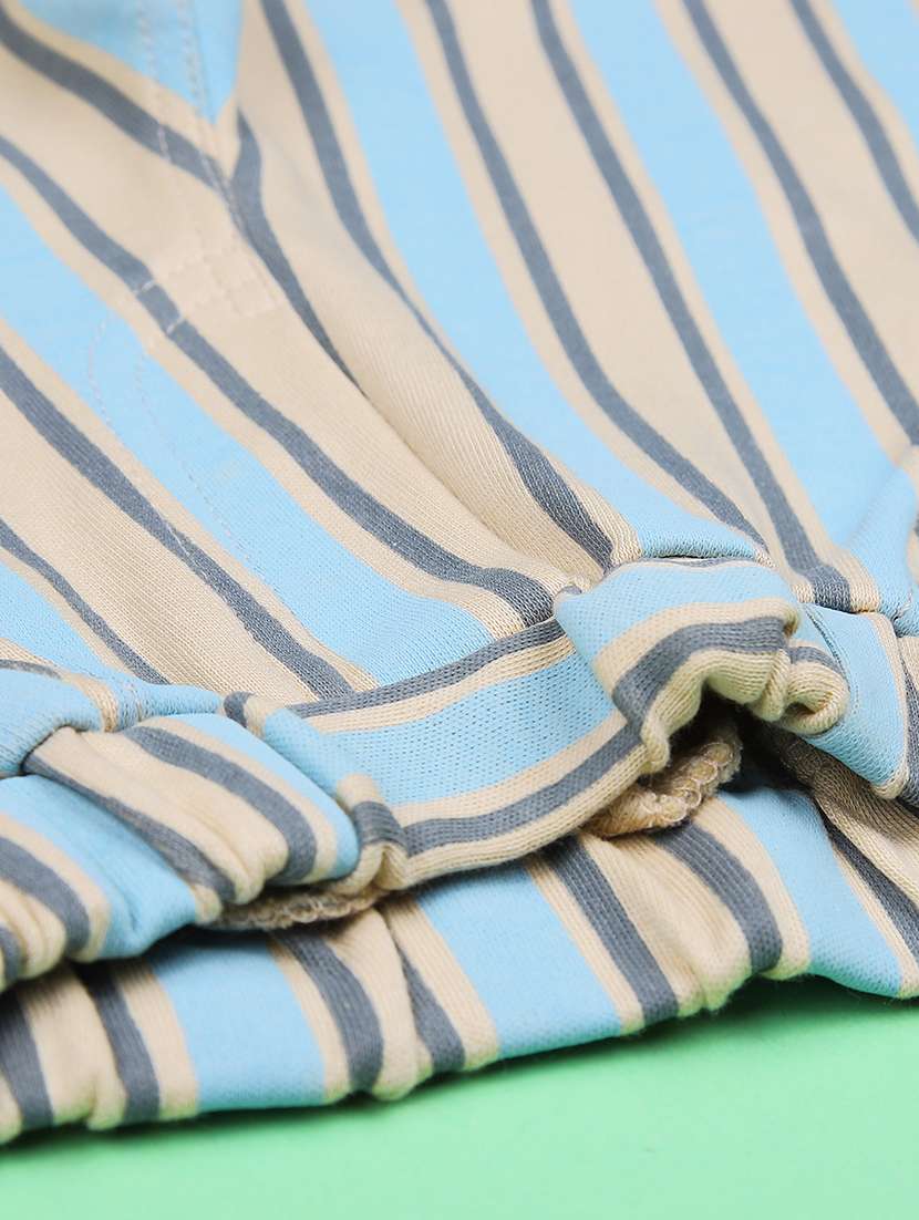 boys striped t-shirt & shorts twin set  - 21965290 -  Standard Image - 5