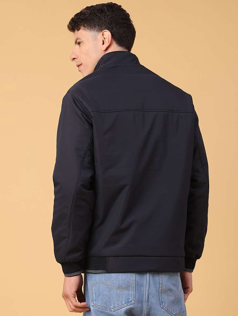 men solid long sleeve quilted jacket - 21965435 -  Standard Image - 3