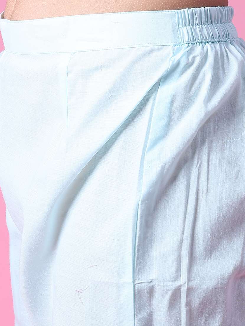 women three quarter sleeve kurta pant with dupatta set - 21965516 -  Standard Image - 5