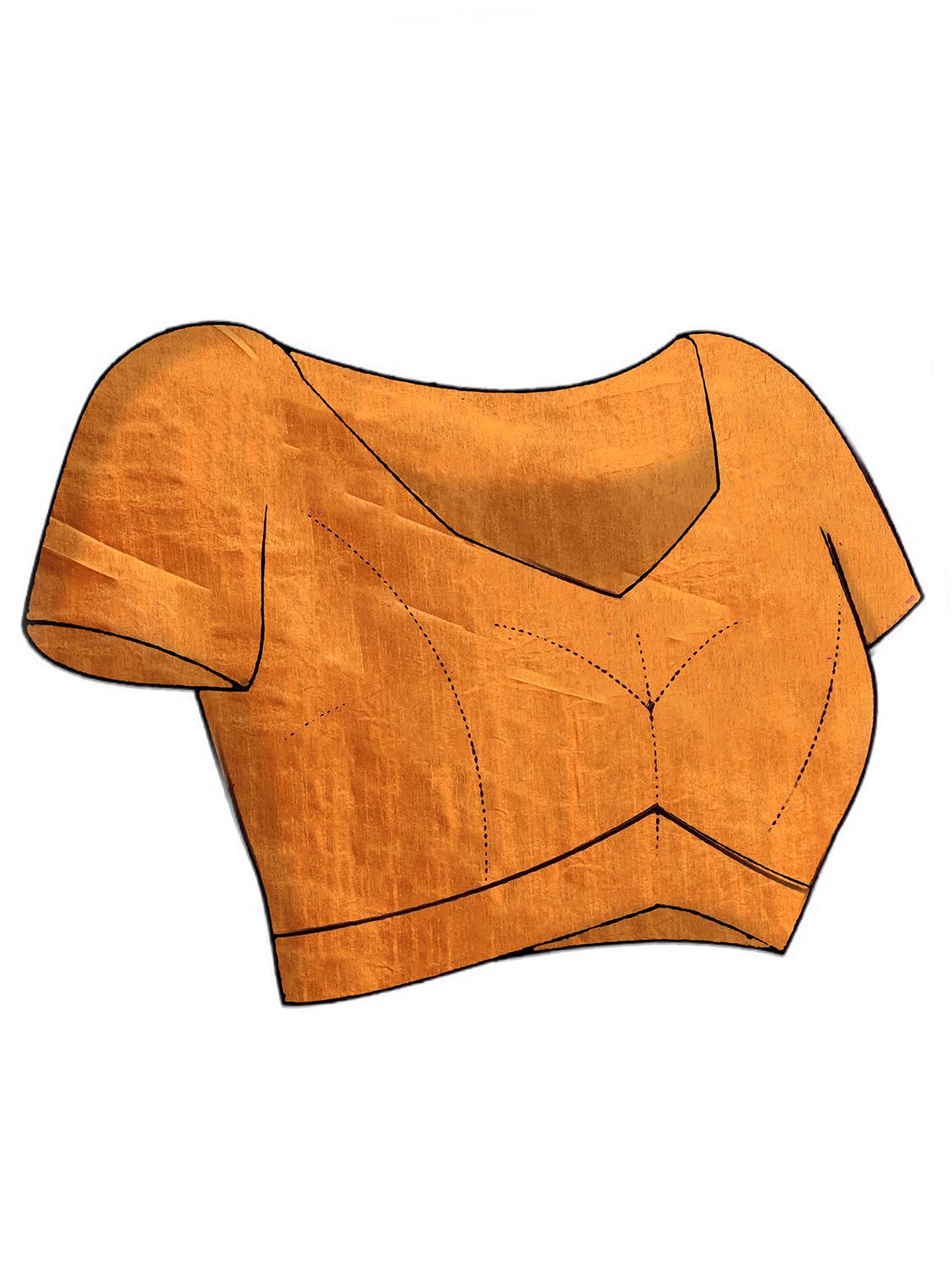 women striped embellished saree with blouse - 21965558 - Standard Image - 5