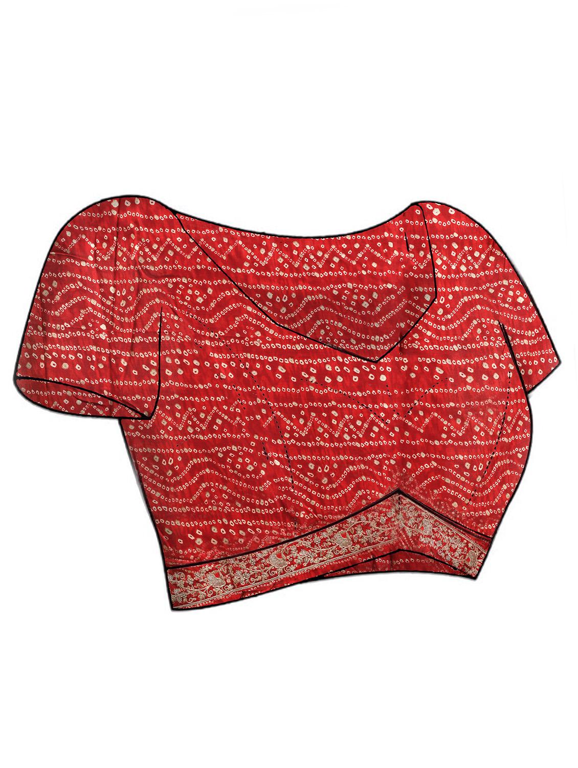 women solid with work embroidered saree with blouse - 21965581 - Standard Image - 5