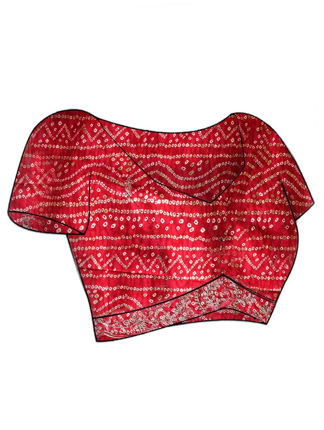 women solid with work embroidered saree with blouse - 21965585 - Standard Image - 5