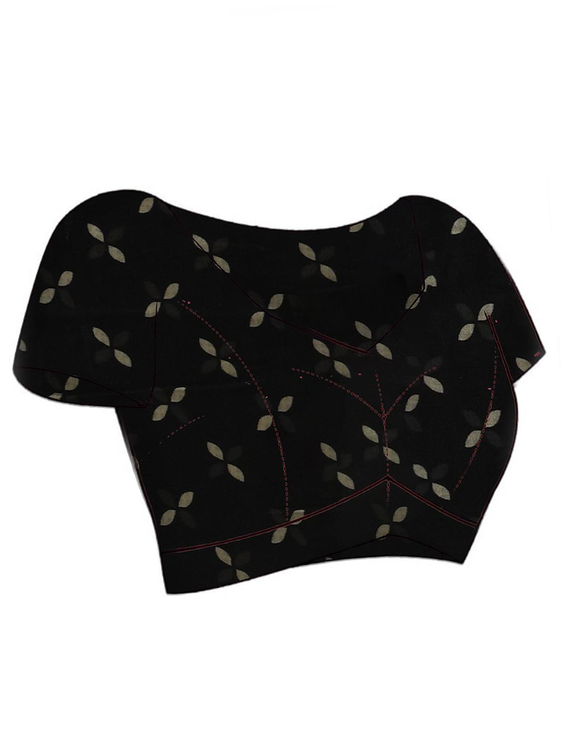 women printed casual wear saree with blouse - 21965606 - Standard Image - 5