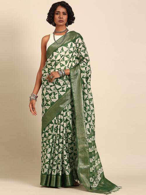 women printed casual wear saree with blouse - 21965668 - Standard Image - 0