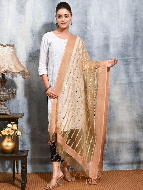 women mirror work casual wear dupatta - 21965685 - Standard Image - 0