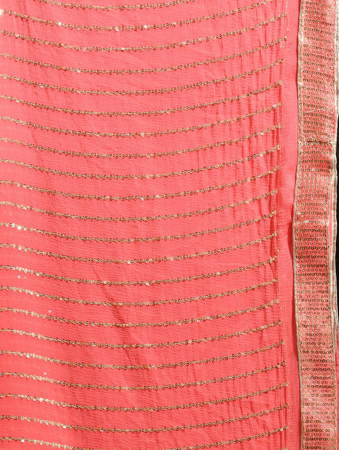 women pink casual wear dupatta - 21965688 - Standard Image - 5