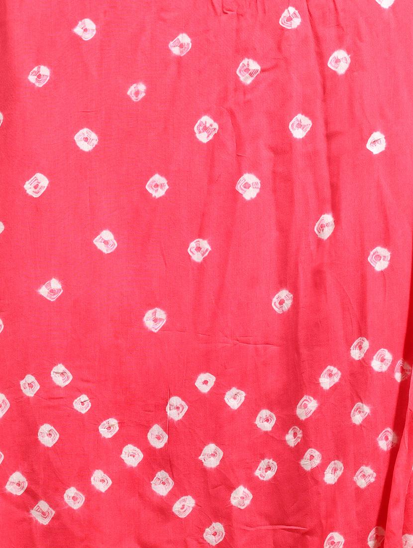 women pink bandhani printed dupatta - 21965741 - Standard Image - 5