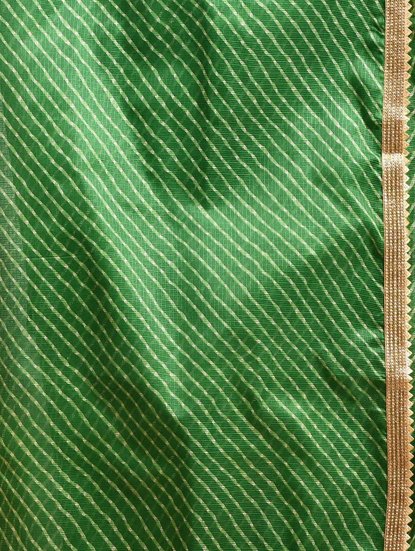 women green leheriya printed dupatta - 21965833 - Standard Image - 5
