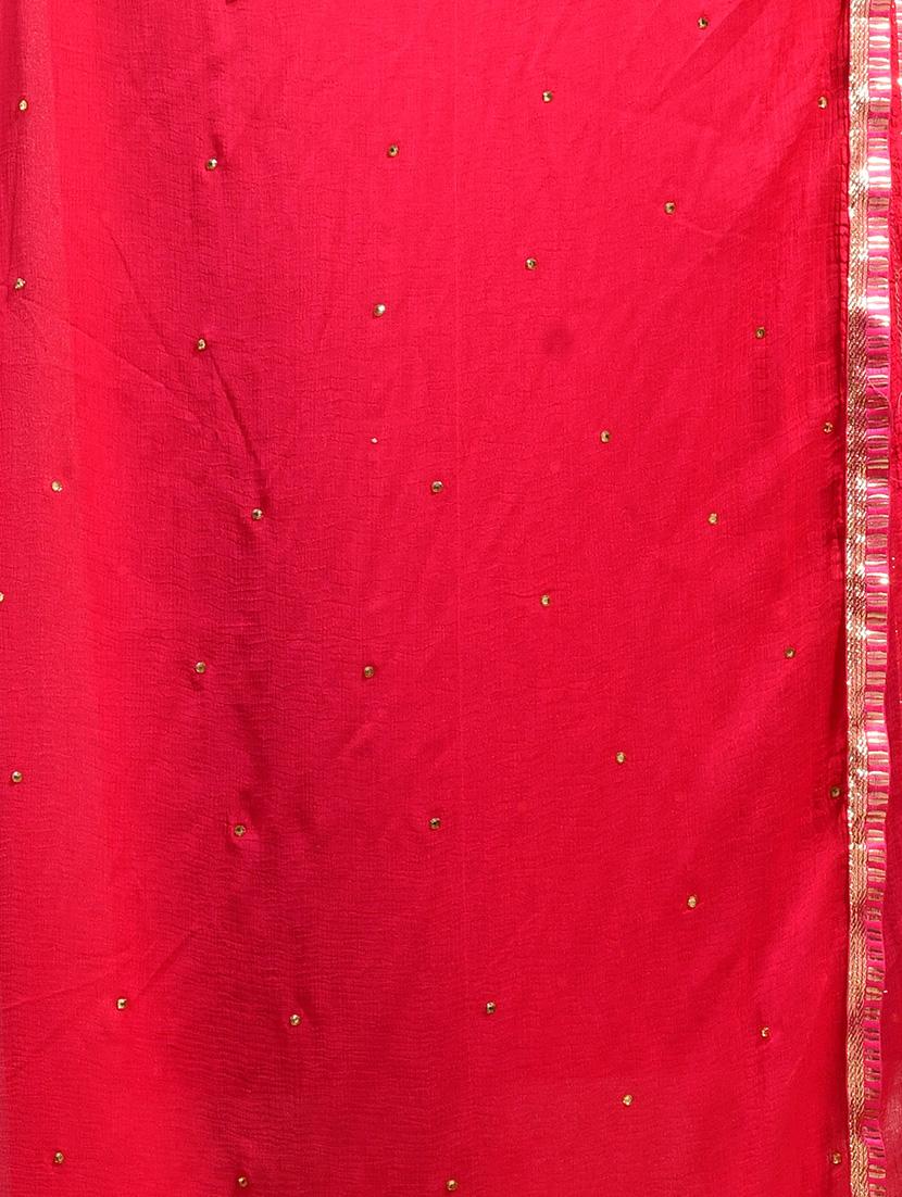 women solid with work embellished dupatta - 21965838 - Standard Image - 5