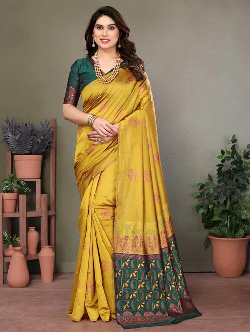 women self design banarasi saree with blouse - 21965868 -  Standard Image - 0