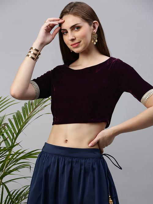 women solid short sleeve stitched blouse - 21966140 - Standard Image - 0