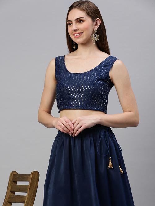 women solid with work sleeveless stitched blouse - 21966141 - Standard Image - 0