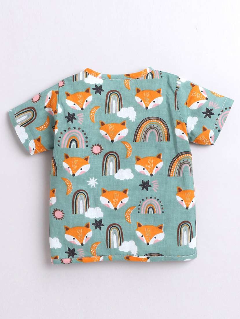 boys pack of 3 printed short sleeve vest - 21966152 -  Standard Image - 3