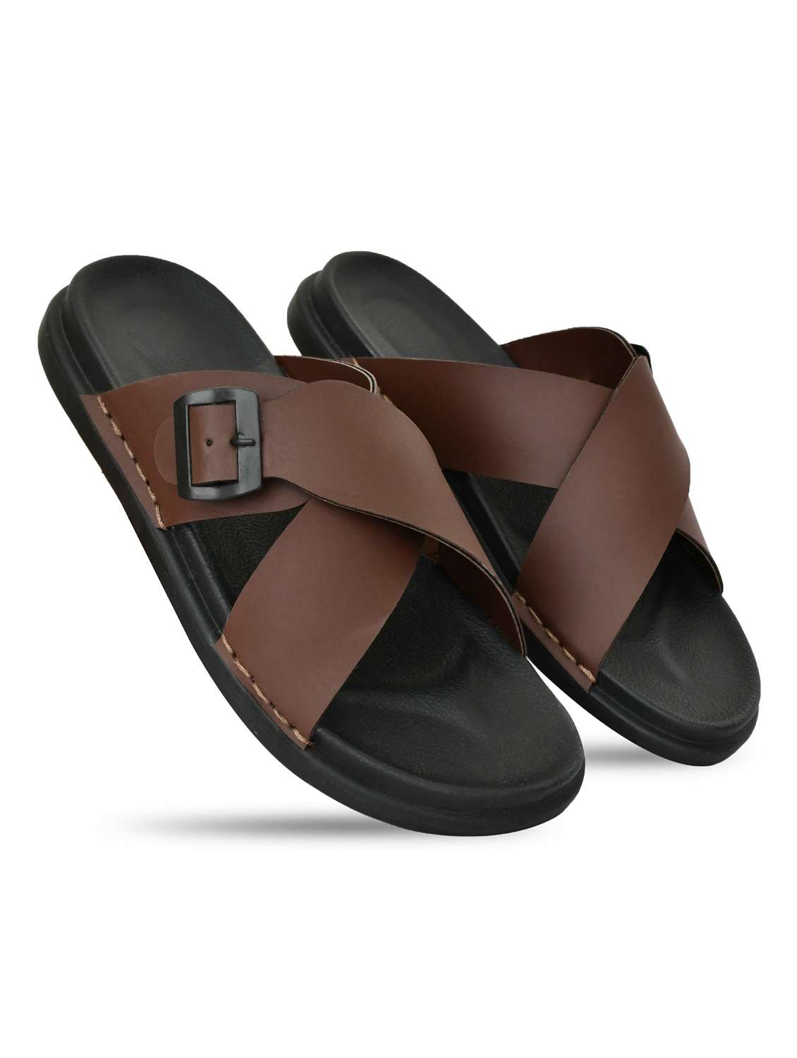 Men Solid Slip On Sandal
