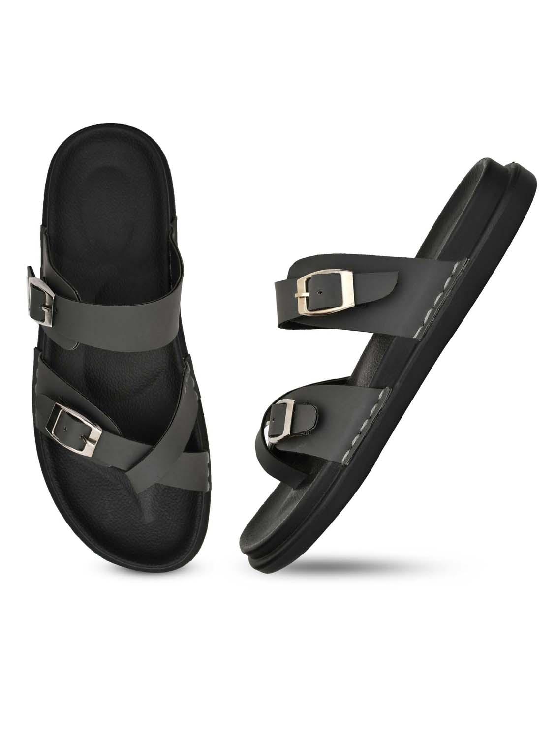 men solid toe separator sandal - 21966220 - Standard Image - 3