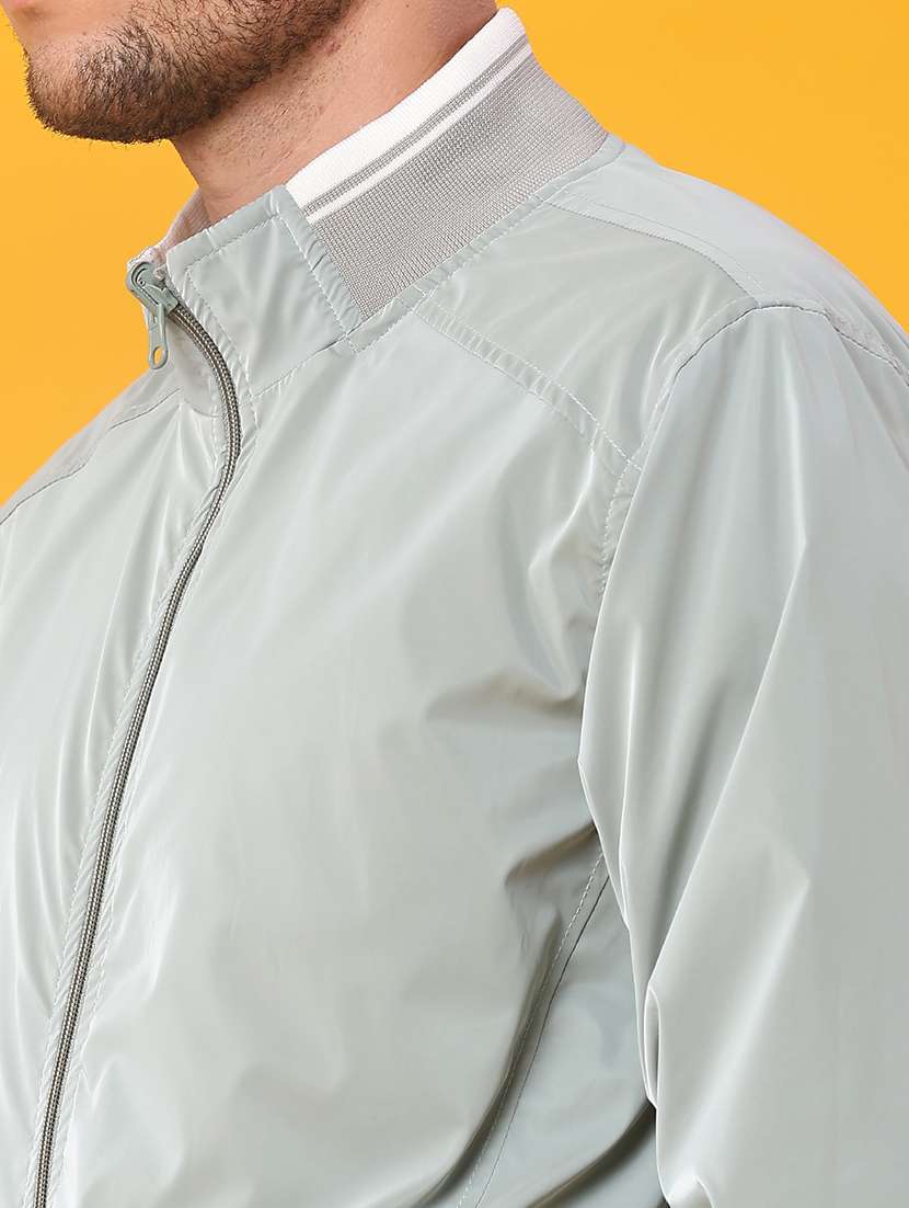 men solid long sleeve reversible bomber jacket - 21966261 -  Standard Image - 5