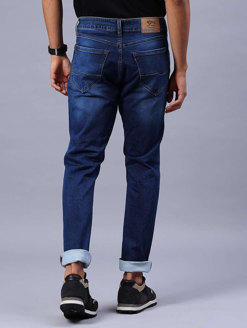 men washed mid rise full length jeans - 21966368 -  Standard Image - 3