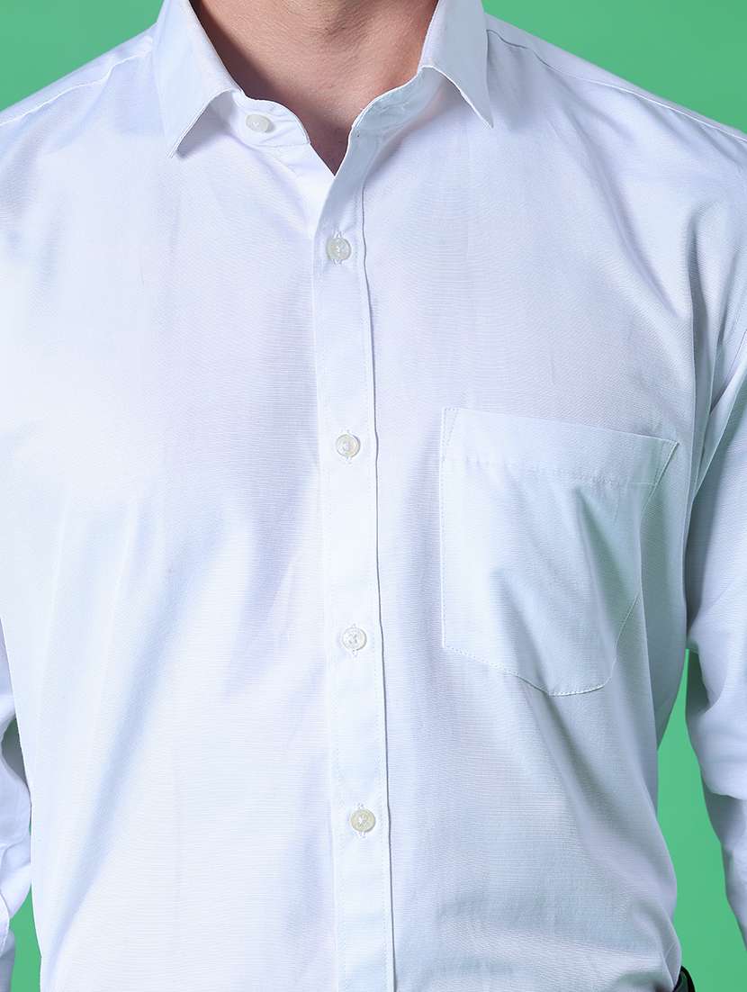 men solid long sleeve regular fit formal shirt - 21966407 -  Standard Image - 5