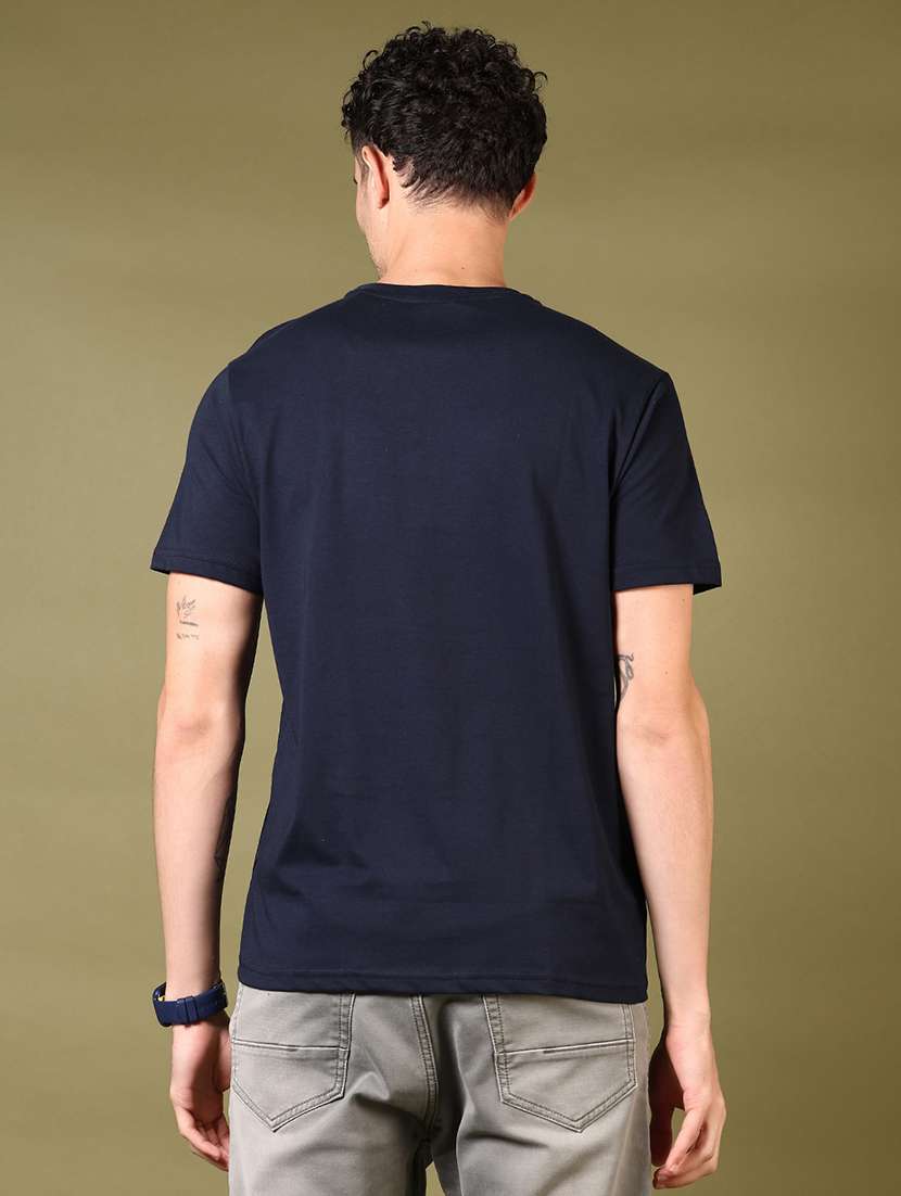 men solid short sleeve regular fit t-shirt - 21966545 -  Standard Image - 3