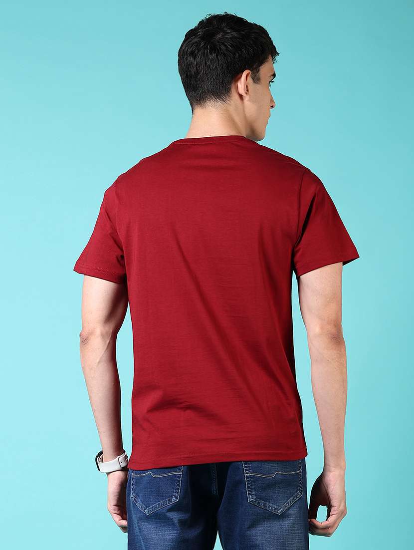 men solid round neck regular fit t-shirt - 21966556 -  Standard Image - 3