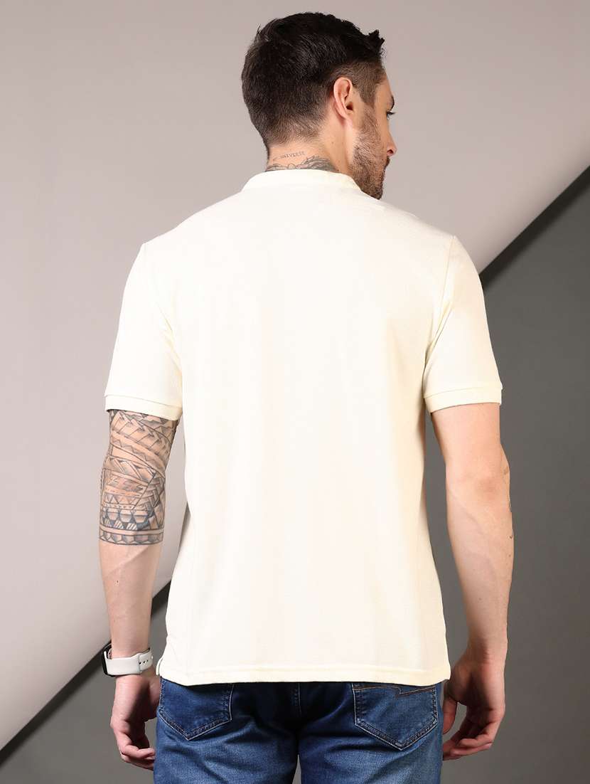 men solid short sleeve regular fit t-shirt - 21966568 -  Standard Image - 3