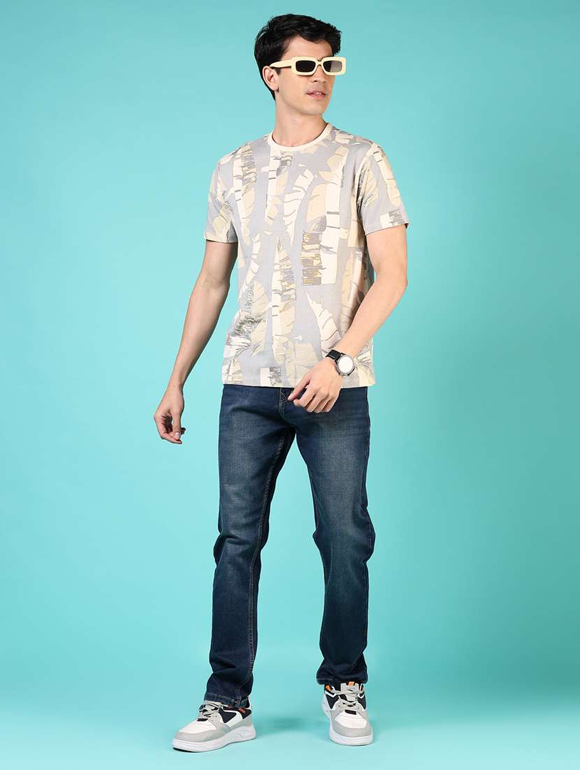men printed short sleeve regular fit t-shirt - 21966574 - Standard Image - 3