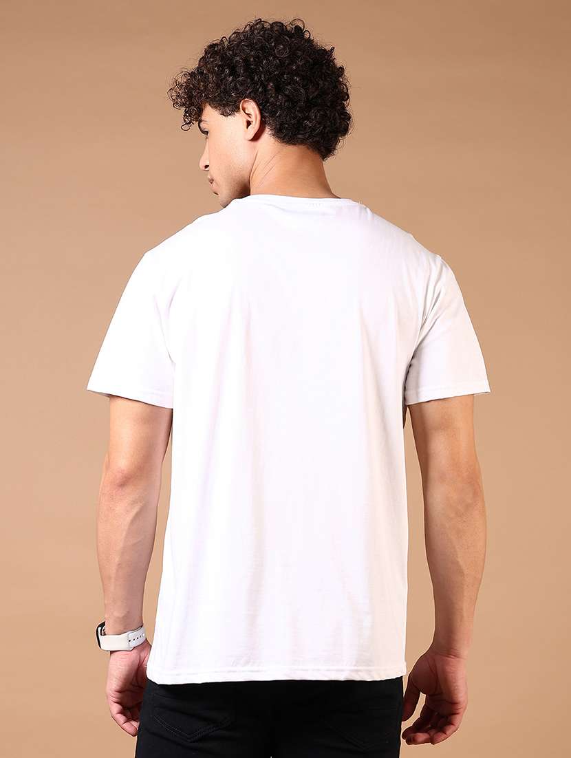 men solid short sleeve regular fit t-shirt - 21966582 -  Standard Image - 3