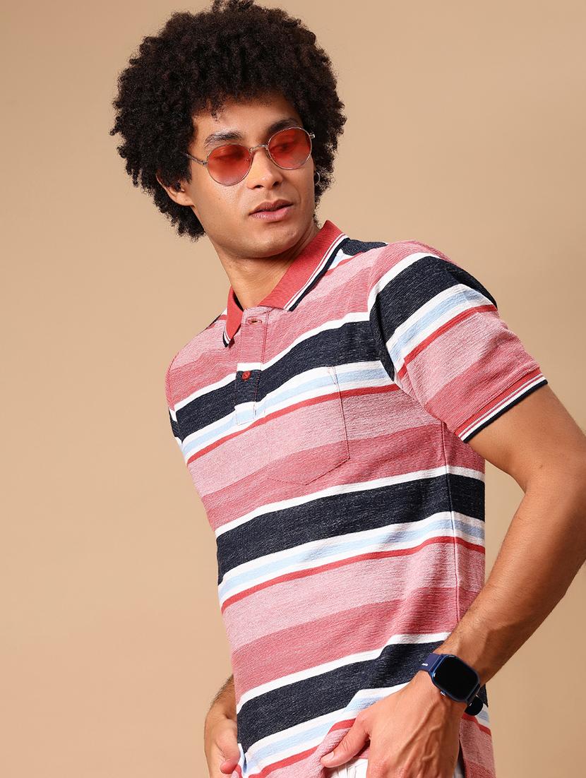 rust poly cotton plain tshirt - 21966590 - Zoom Image - 0