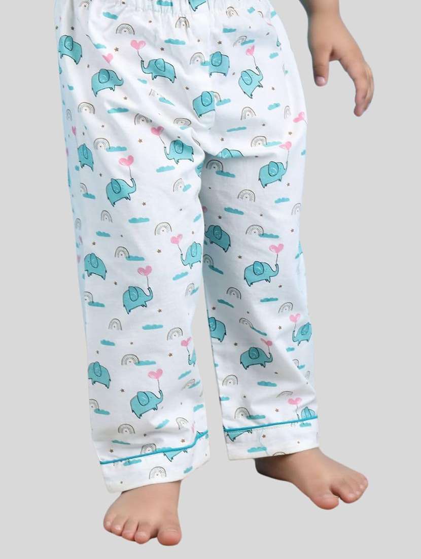 boys printed long sleeve nightwear pyjama set - 21966801 -  Standard Image - 5