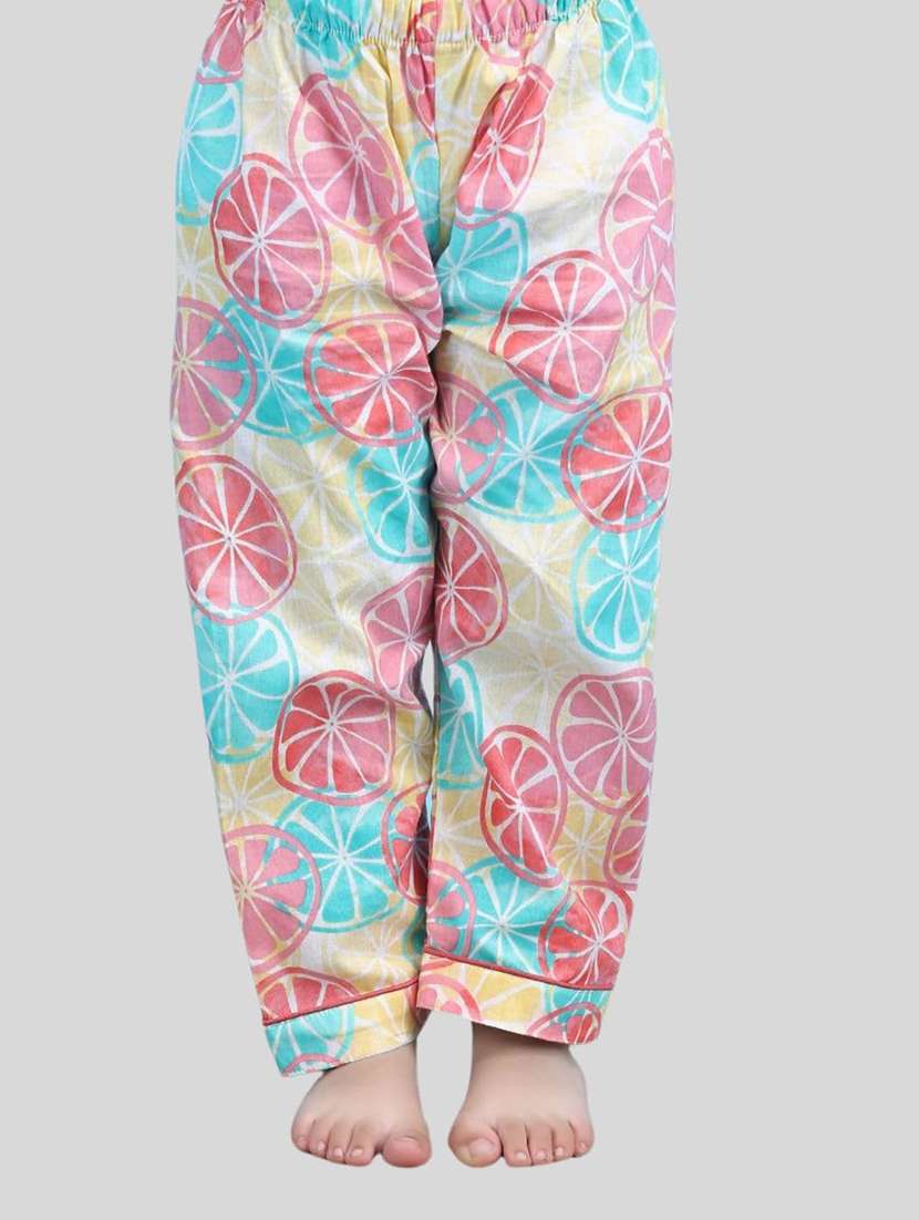 girls printed long sleeve nightwear pyjama set - 21966803 -  Standard Image - 5