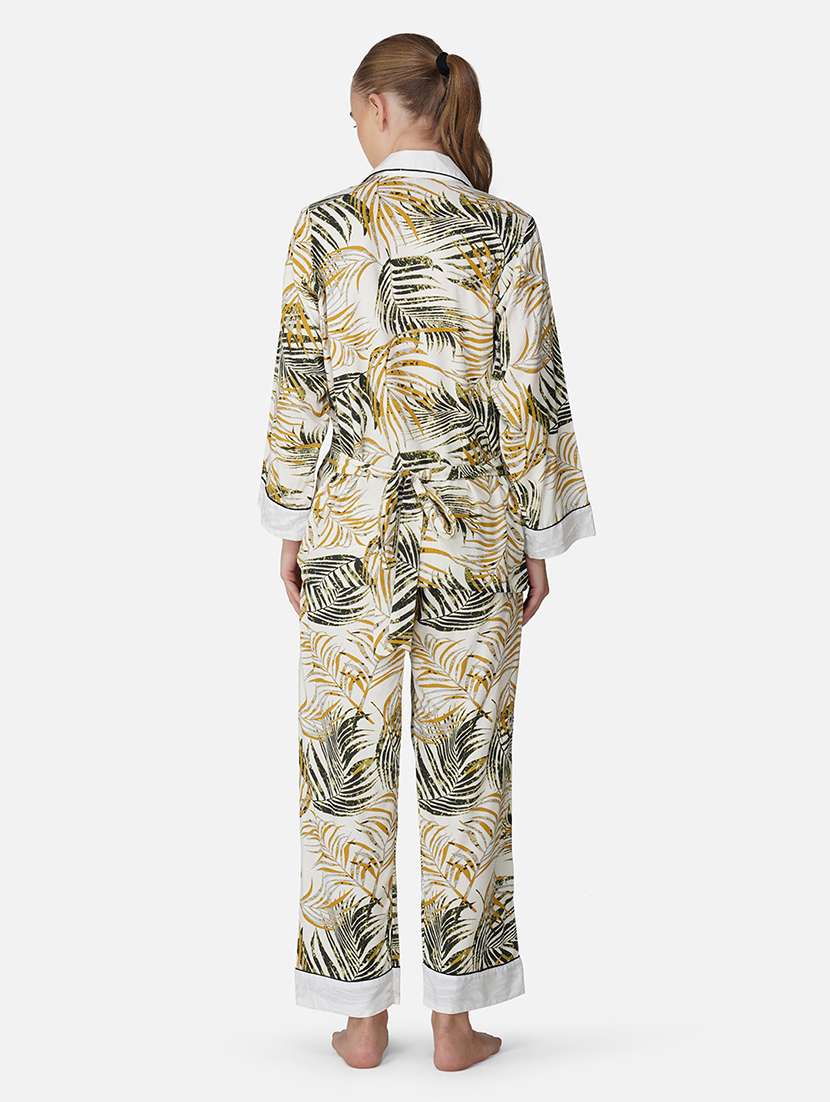 women printed nightwear pyjama set - 21966847 -  Standard Image - 3