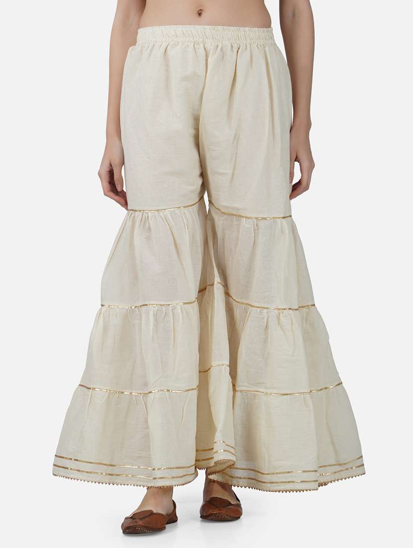 women solid with work mid rise gotta work sharara