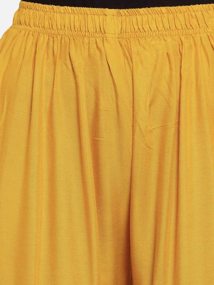 women solid mid rise sharara - 21966917 -  Standard Image - 3