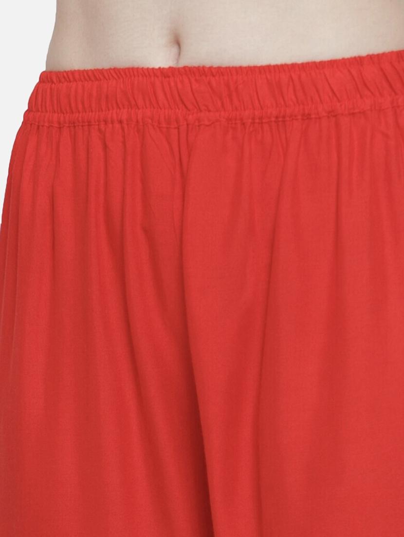 women solid with work mid rise gotta work sharara - 21966923 - Standard Image - 3