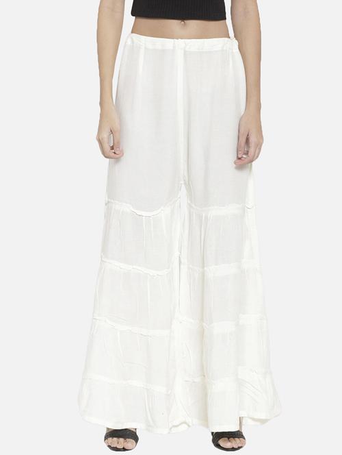 women solid mid rise sharara - 21966937 -  Standard Image - 0