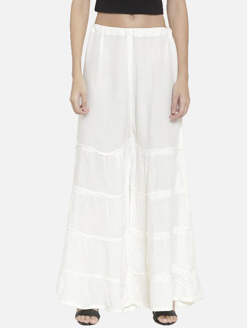 women solid mid rise sharara - 21966937 -  Zoom Image - 0