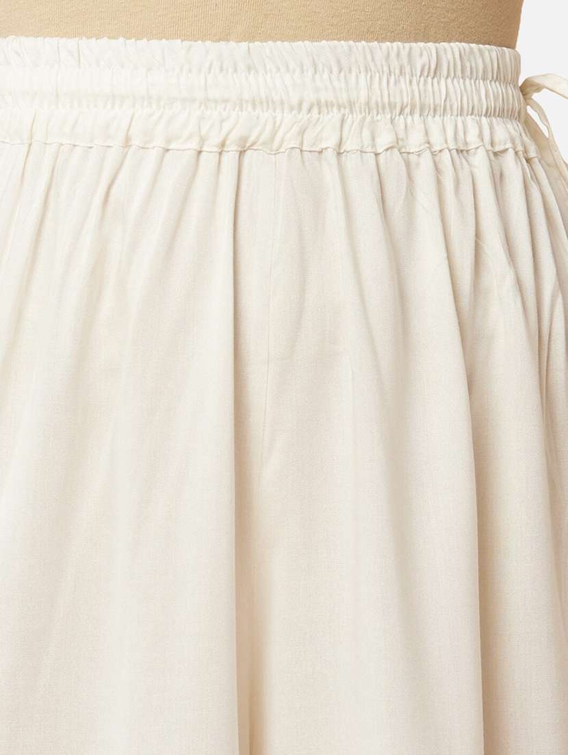 women printed mid rise flared palazzo - 21966957 -  Standard Image - 3